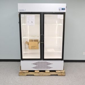 Double door laboratory fridge video