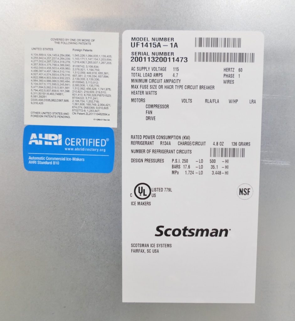 Scotsman Lab Ice Maker The Lab World Group