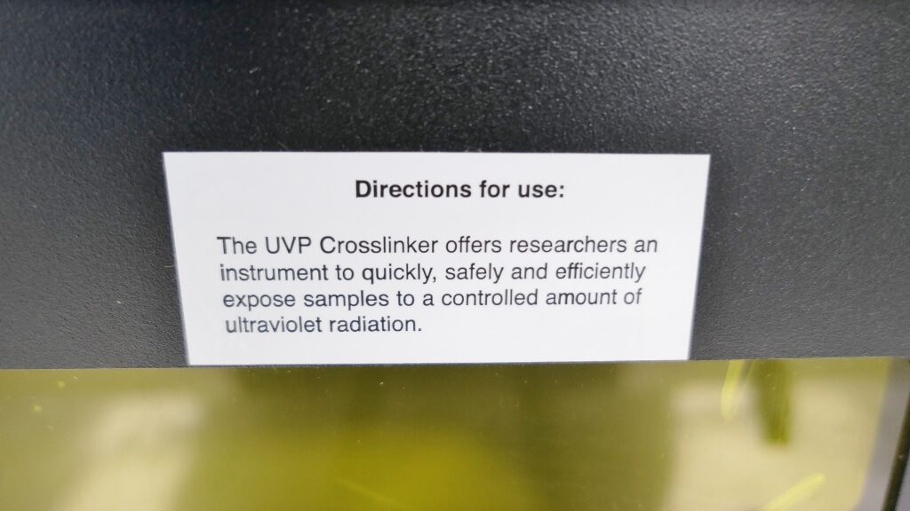 UVP Crosslinker CL 3000 2023 Unused The Lab World Group