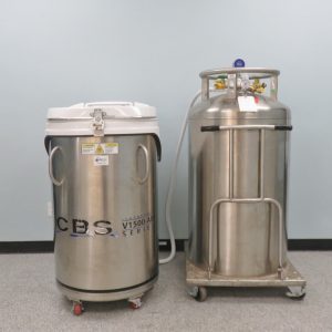 CBS liquid nitrogen freezer v-1500ab video