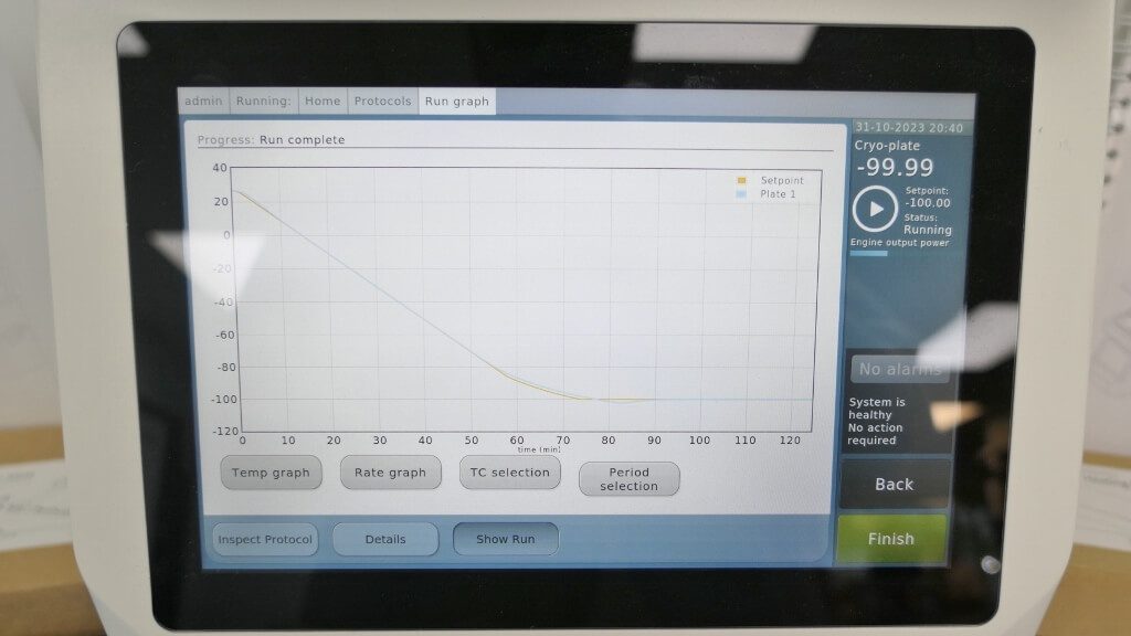 Asymptote ViaFreeze Controlled Rate Freezer