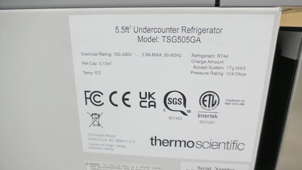 Thermo Scientific TSG Series Undercounter Refrigerators:Cold Storage  Products