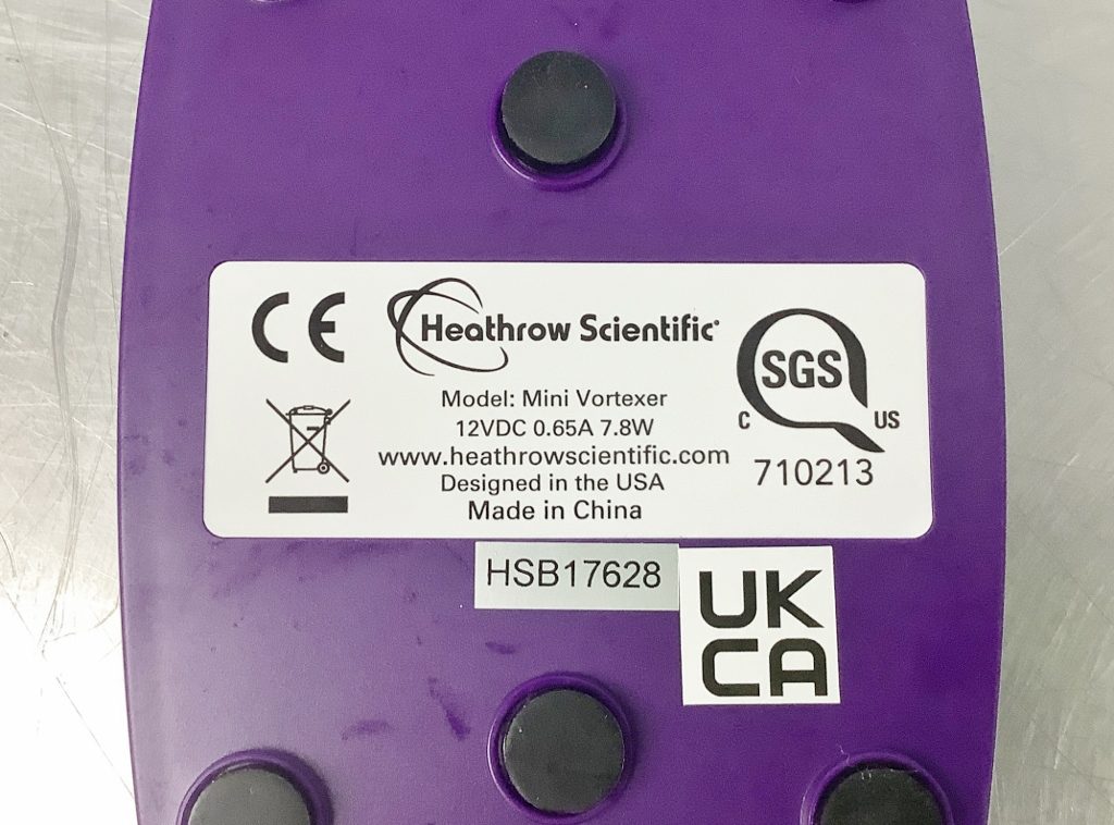 Heathrow Scientific Mini Vortexer - The Lab World Group
