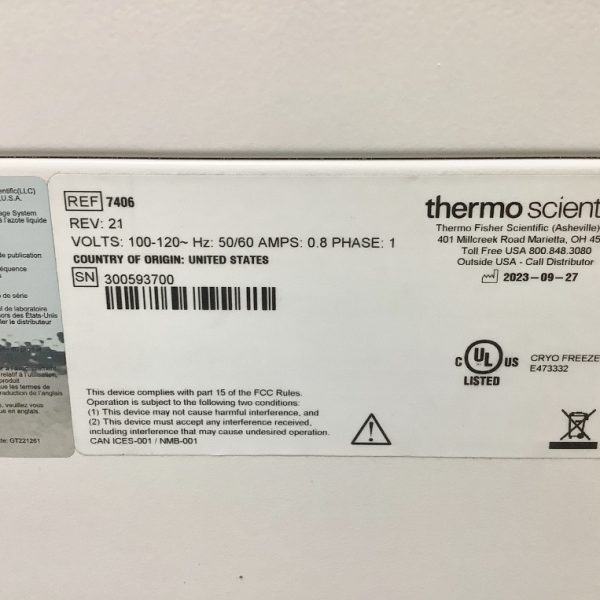 Thermo CryoPlus 4 Cryo Storage System - The Lab World Group