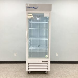 Glass door lab refrigerator video