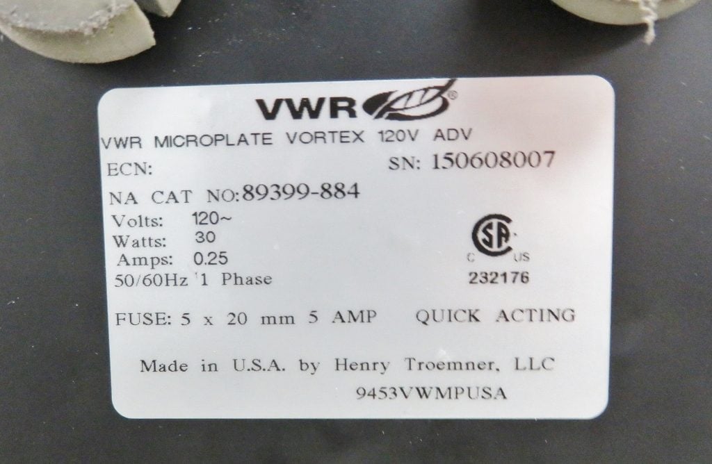 VWR Plate Vortexer - The Lab World Group