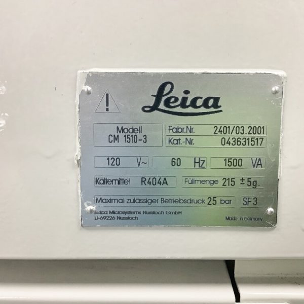 Leica CM1510 Cryostat - The Lab World Group
