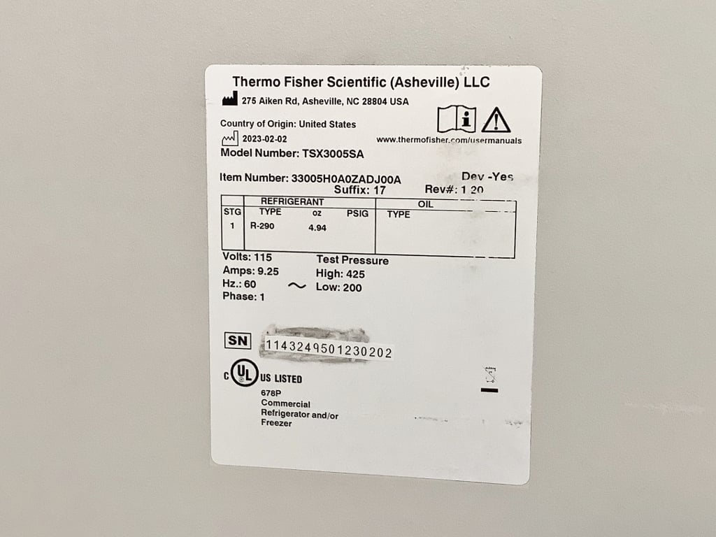 Thermo TSX3005SA TSX Lab Refrigerator - The Lab World Group