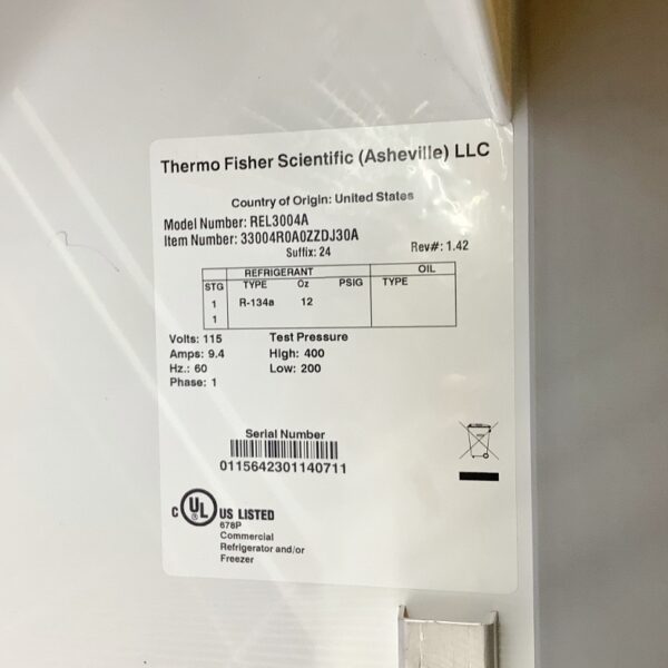 Thermo Revco 4C Laboratory Refrigerator - The Lab World Group