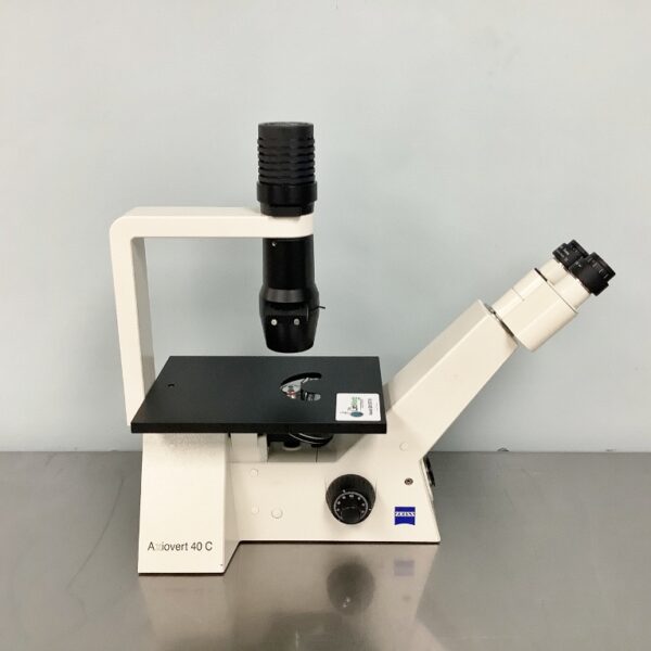 化石　C-40　C-30　C-17 Zeiss Axiovert 40 C Inverted Phase Contrast Microscope - The Lab