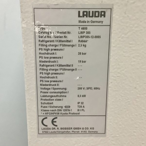 Lauda Recirculating Chiller - The Lab World Group