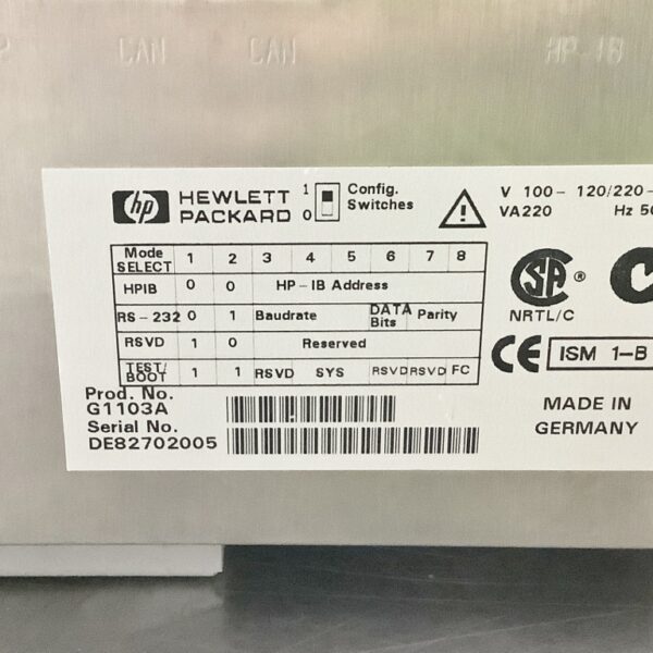 Agilent 8453 Spectrophotometer - The Lab World Group