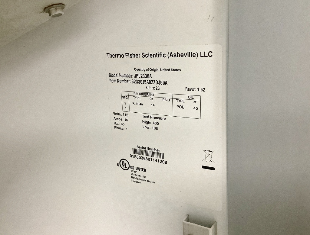 Thermo Scientific -20C Lab Freezer - The Lab World Group