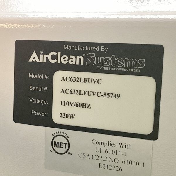 AirClean 600 PCR Workstation - The Lab World Group